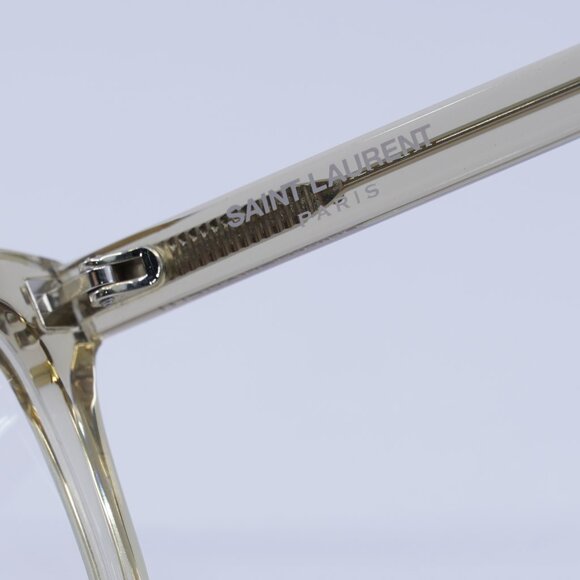 🕶️ New Saint Laurent SL481 003 Eyeglasses - Transparent Yellow Frame 55mm - Picture 9 of 11